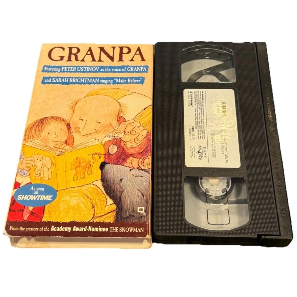 Granpa VHS Showtime John Burningham From Creators of The Snowman